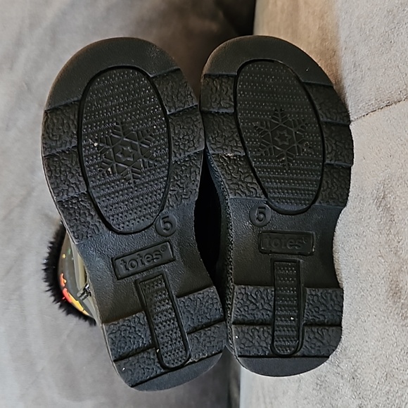 NWOT Totes Toddler Girls Lil Unicorn 2 Waterproof Flat Heel Winter Boots Sz: 5T - Picture 6 of 12